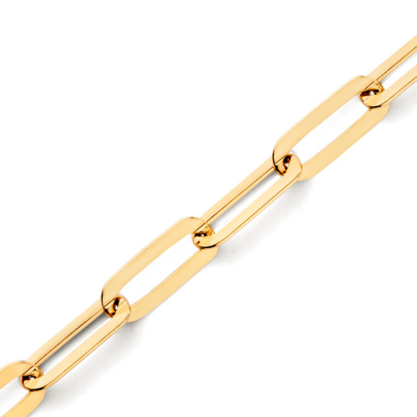 bracelet chainon argent 925 plaqué or 18 carats