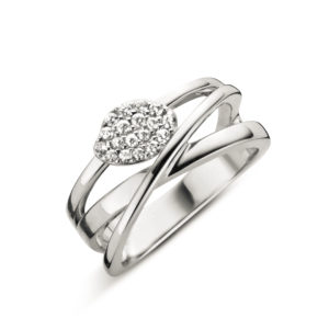 bague argent 925 feuille