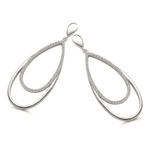 pendants d'oreilles en argent 925