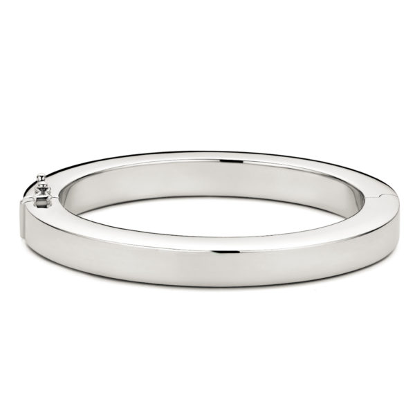 bracelet ouvrant fil carré grand modèle argent 925