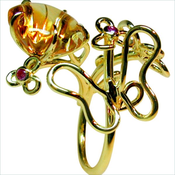 bague coolchic citrine