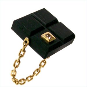 bague food jewel chocolat bois d'ébène diamant brun ou non