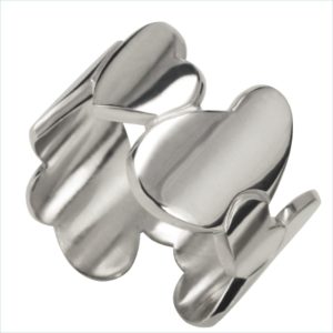 bague coeurs love or blanc palladié