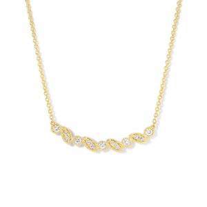 Collier Pretty or jaune 18 carats et diamants
