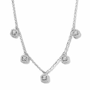Collier en argent 925 serti de zirconium Naiomy Silver Belgique