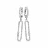 Boucles d'oreilles en argent 925 serties de zirconium Naiomy Silver