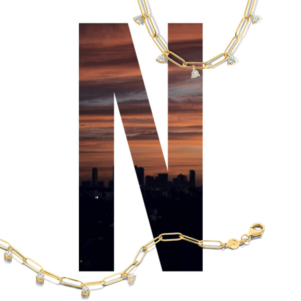 BRACELET ARGT.925 PLAQUE OR 18 CTS GOURMETTE ET OXYDES – Image 3