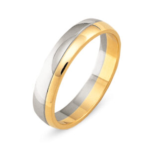 Alliance DUO or 18 carats bicolore