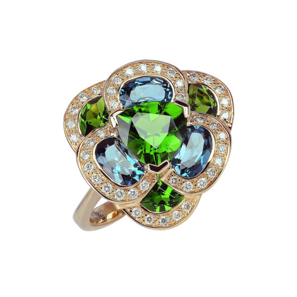 BAGUE FLORA CREATION ISABELLE LANGLOIS JOAILLERIE PARIS