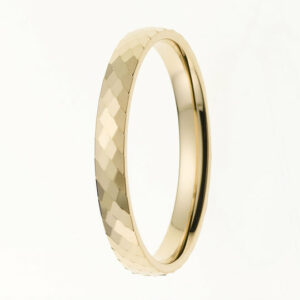 Bague alliance or jaune 18 carats 750/000ème
