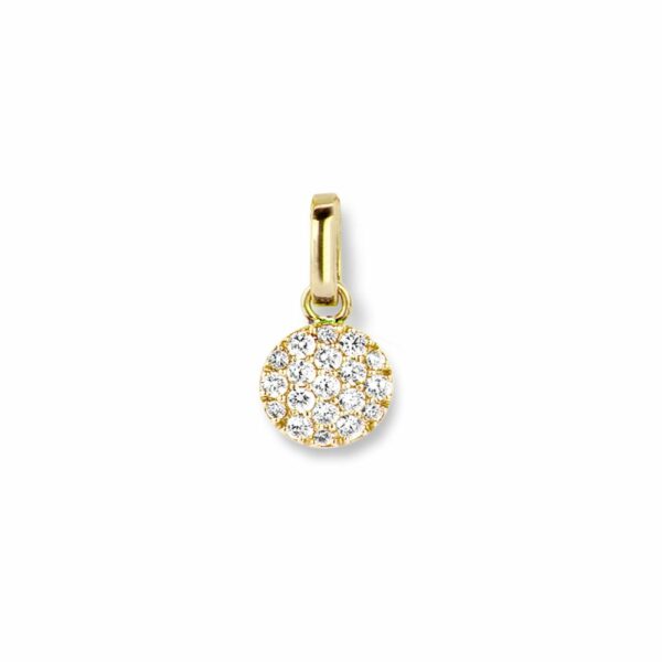bague pavage rond diamants noirs sur or blanc 18 carats 750/1000 – Image 12