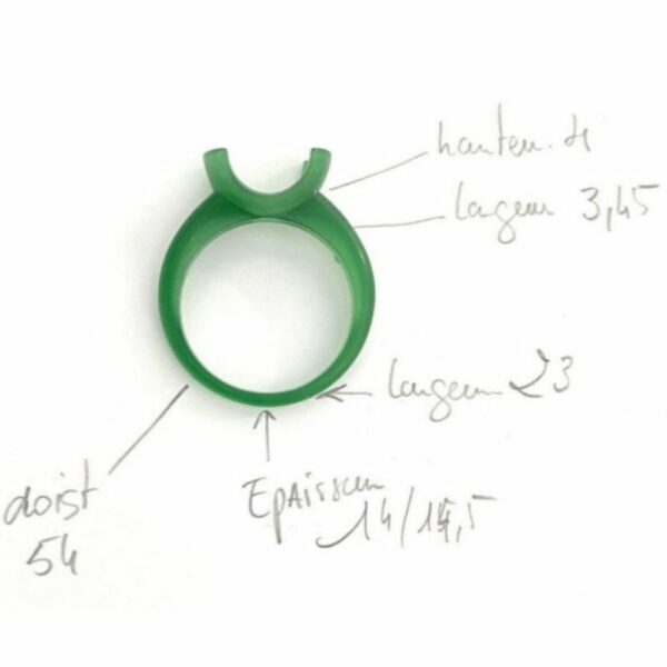 Bague joaillerie Ando tanzanite or blanc 18 carats – Image 3