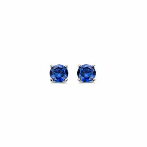 Boucles d'oreilles bleues oxydes tanzanite  argent 925