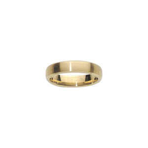 ALLIANCE MARIAGE OR JAUNE 18 CARATS 750/000 BROSSEE