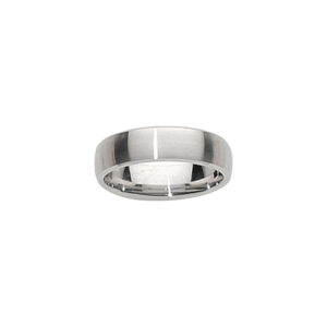Bague Alliance mariage platine 950 brossé fabrication française Cherbourg