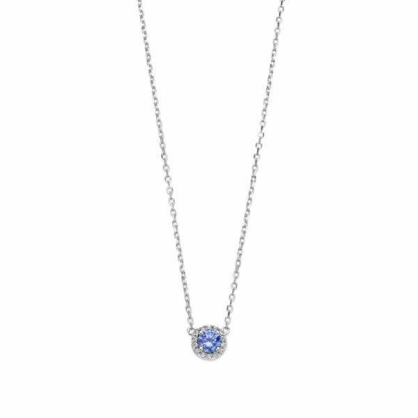 boucles d'oreilles tanzanites pierres imitation argent 925 et oxydes zirconium – Image 3