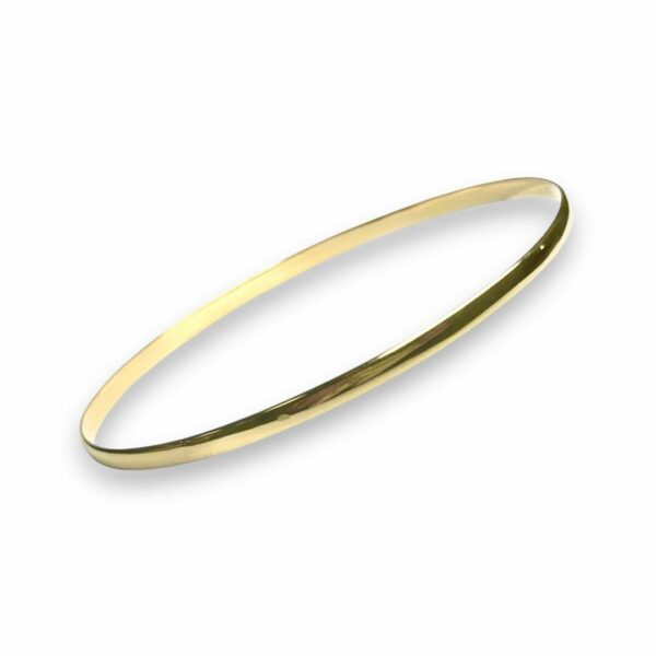 Bracelet 1/2 JONC MASSIF 3MM or jaune 18 carats  750/000
