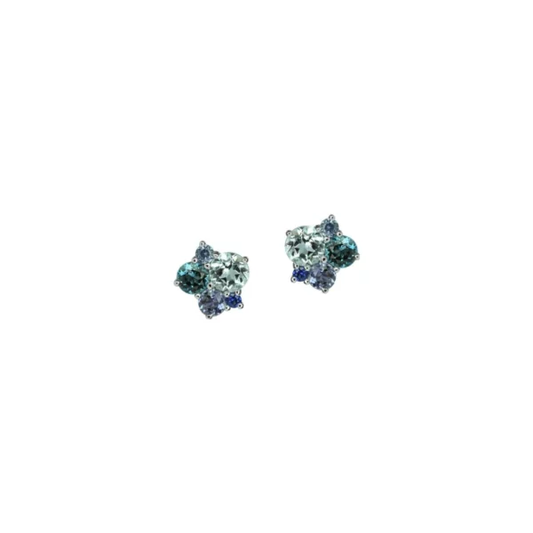 Bijoux boucles d'oreilles pierres fines or rose 18 carats Isabelle Langlois – Image 5