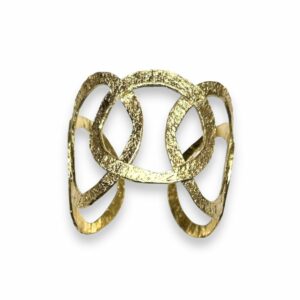 Bracelet MANCHETTE LARGE BRONZE CIRCLES XL