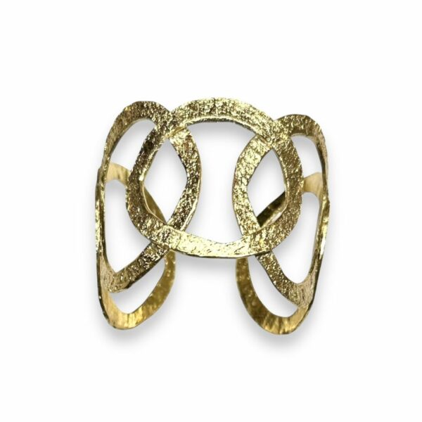 Bracelet MANCHETTE LARGE BRONZE CIRCLES XL