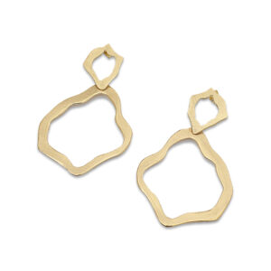 Boucles Atoll bijoux d'oreilles XL en bronze.  Cherbourg