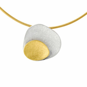 Colliers et pendentifs argent 925 et plaqué or 18 carats. Cherbourg